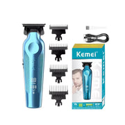 Afeitadoras - Maquina Patillera Trimmer Recargable Kemei KM-264 Azul