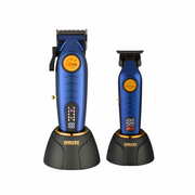 Barber Combo Wmark Professional Cortapelo NG8060 + Patillera NG8260 Azul