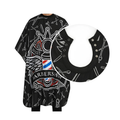 Capa Cuello de Goma BarberShop Negro