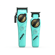 Kit Combo Cortadora Pelo y Trimmer Wmark NG-8613 Celeste Profesional