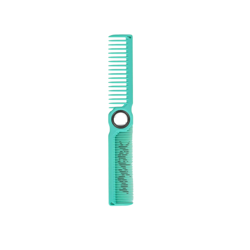 Peineta Giratorio Profesional WMARK W-64 360° de Doble Uso para Barbería Celeste