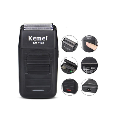Maquina afeitadora Kemei KM-1102 negra