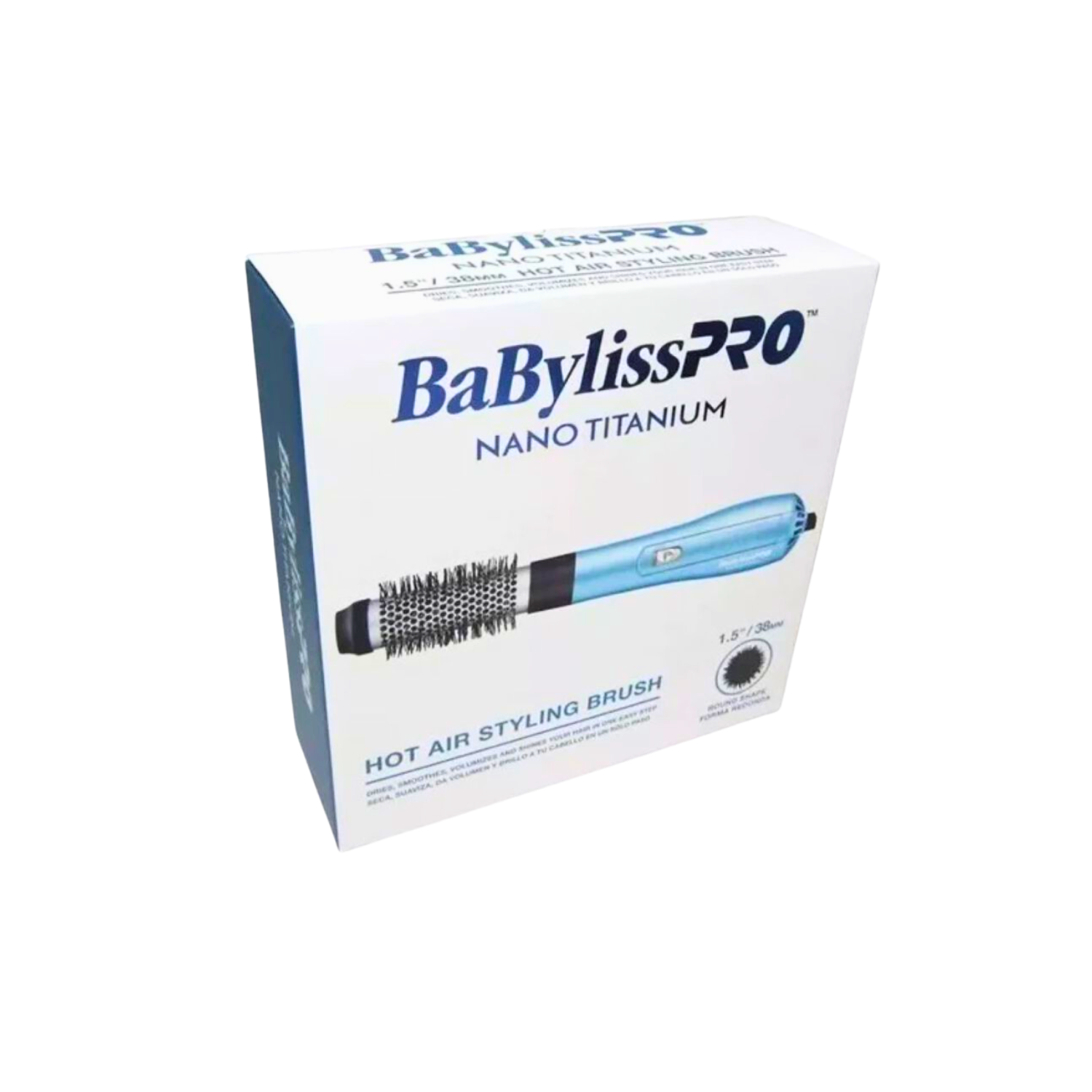 Cepillo Secador BabylissPro Nano Titanium 38mm - siemprecompra
