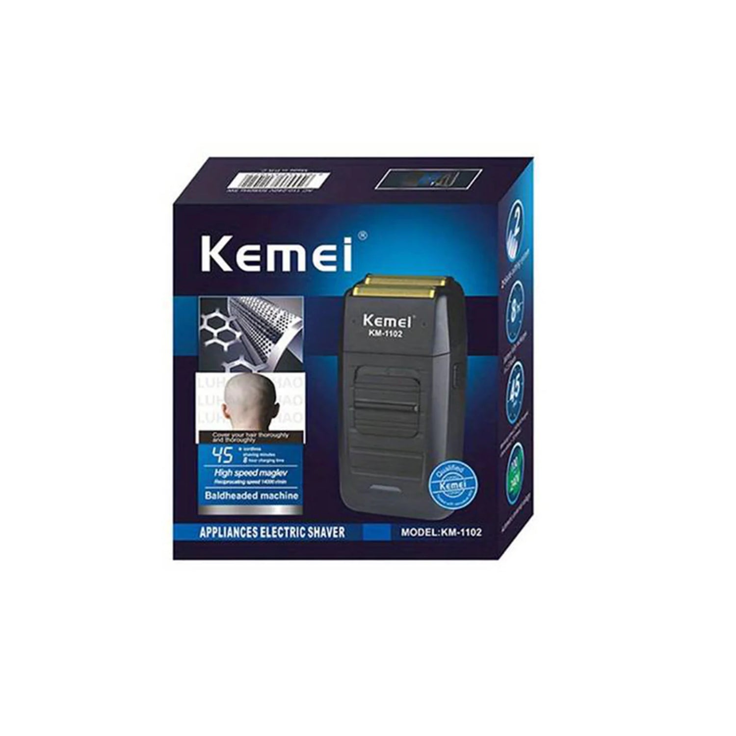 Afeitadora - Maquina Afeitadora Kemei KM-1102 Negra