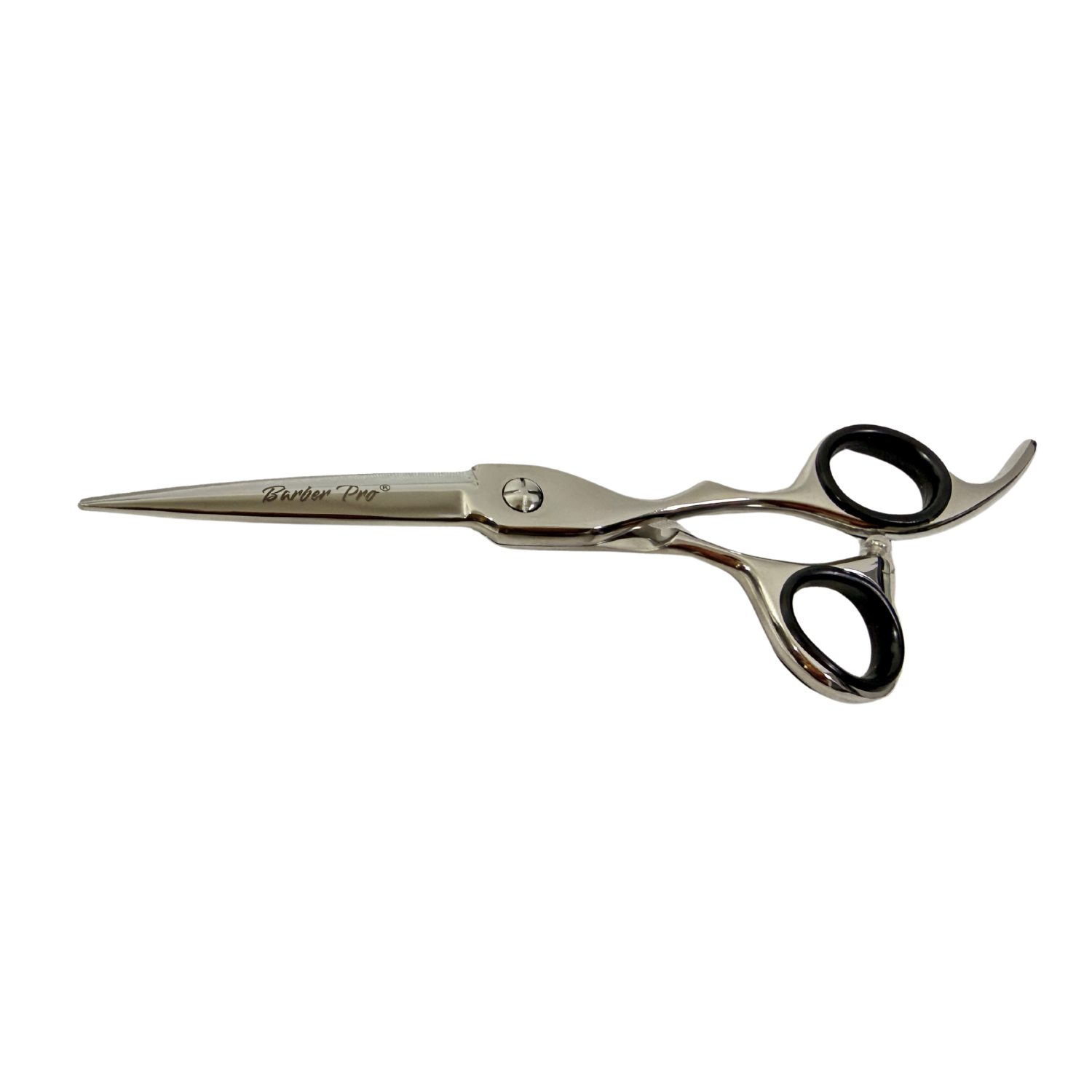 Tijera Profesional Peluquería BARBER PRO 6.5" Filo Navaja Silver - siemprecompra