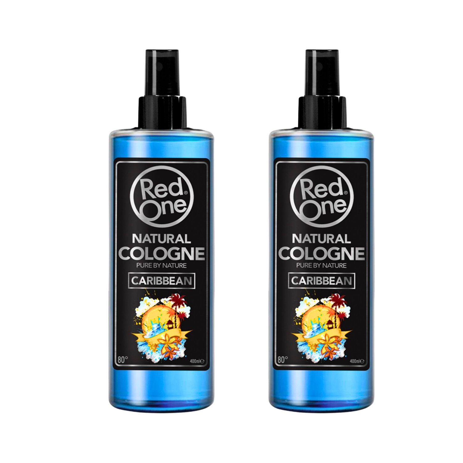 Red One After Shave Cologne Caribbean 400ml