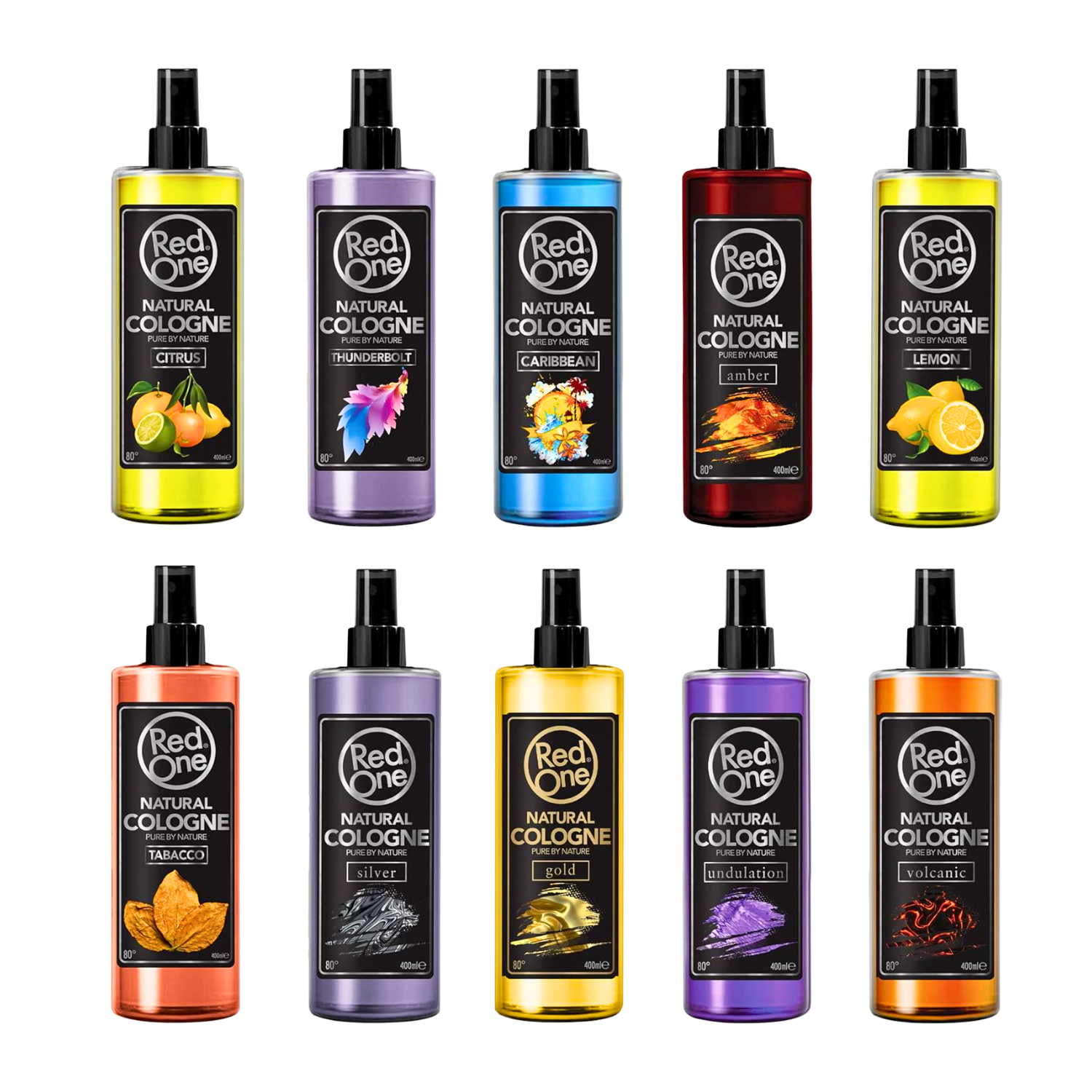 Red One After Shave Cologne Caribbean 400ml