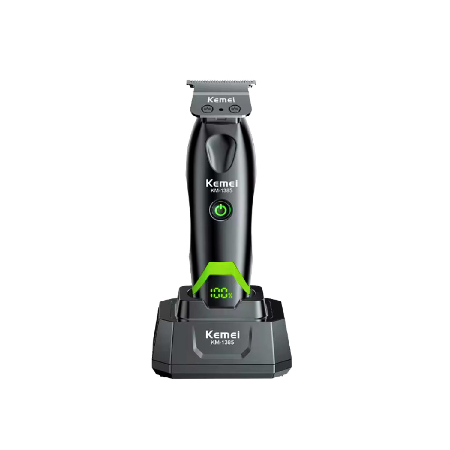 Kemei KM-1385 Trimmer Inalámbrico Con Base De Carga