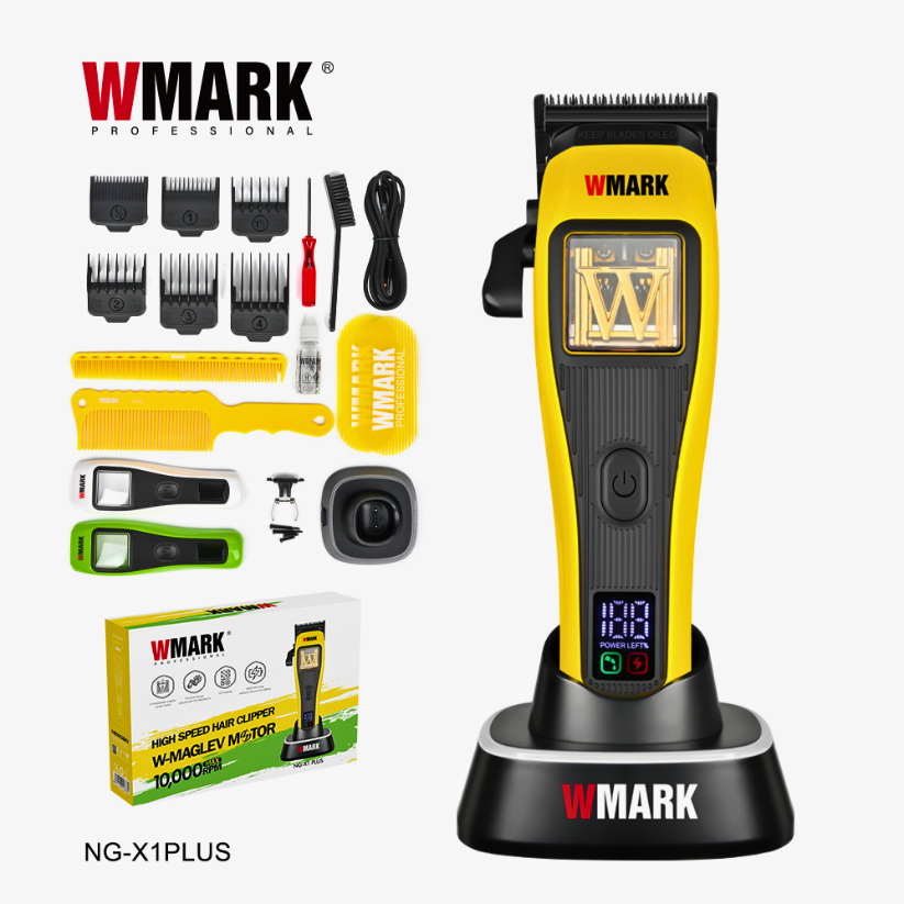 Cortadora Profesional WMARK NG-X1 PLUS Gold Edition - Motor Vectorial 10000 RPM