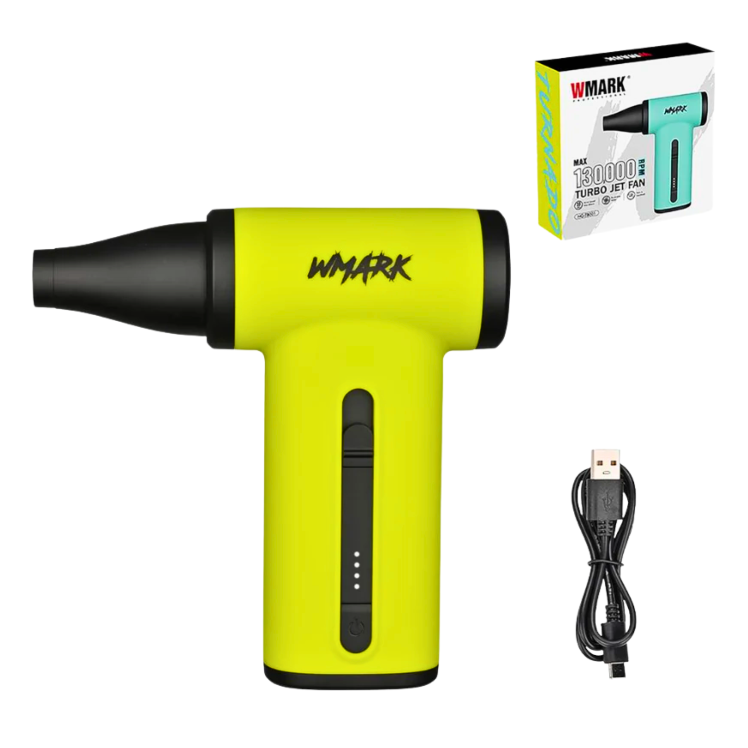 Soplador Wmark NG-TB001 De Alta Potencia Pistola Mini Jet Verde