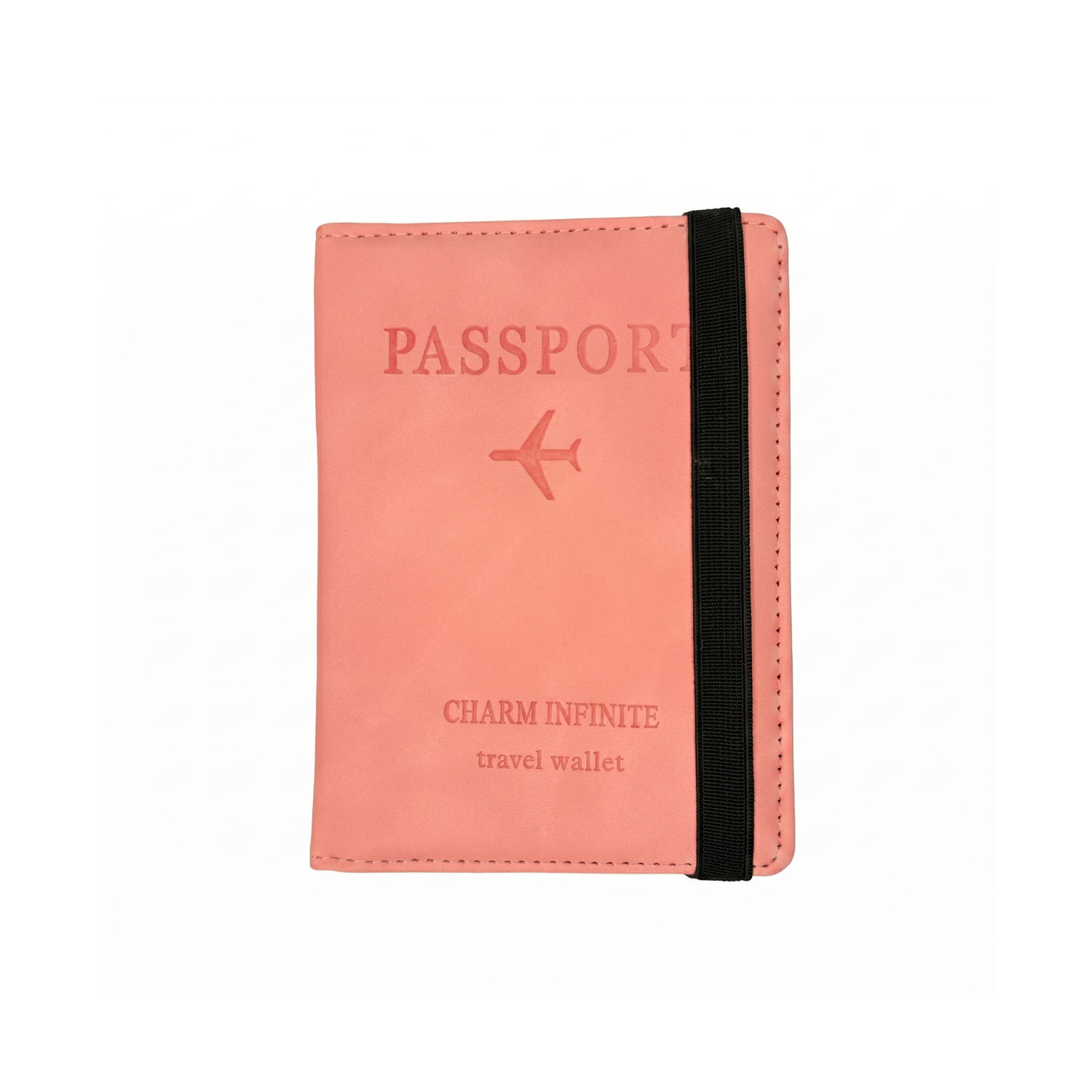 Porta Pasaporte Documentos Funda Protectora Viaje Con Rfid Rosa - siemprecompra