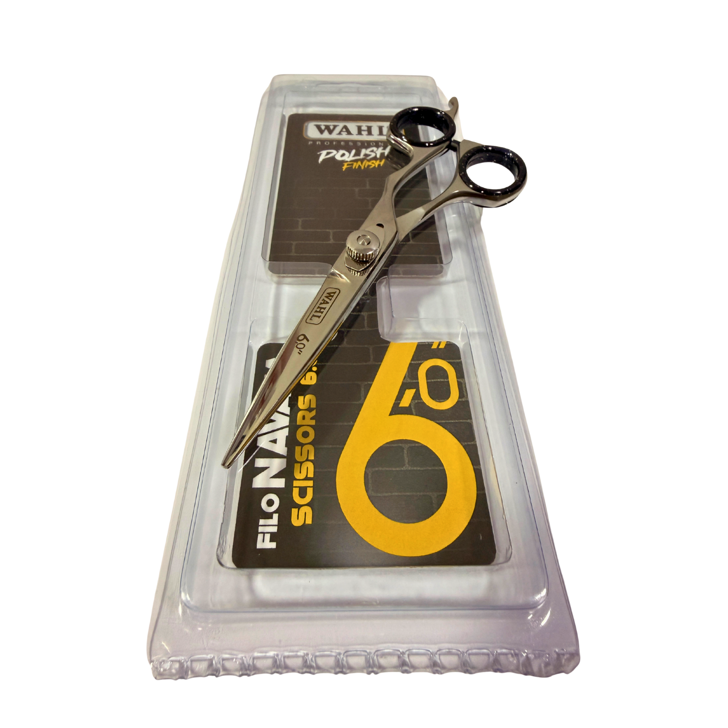 Wahl Tijera Profesional Filo Navaja 6" Platiado