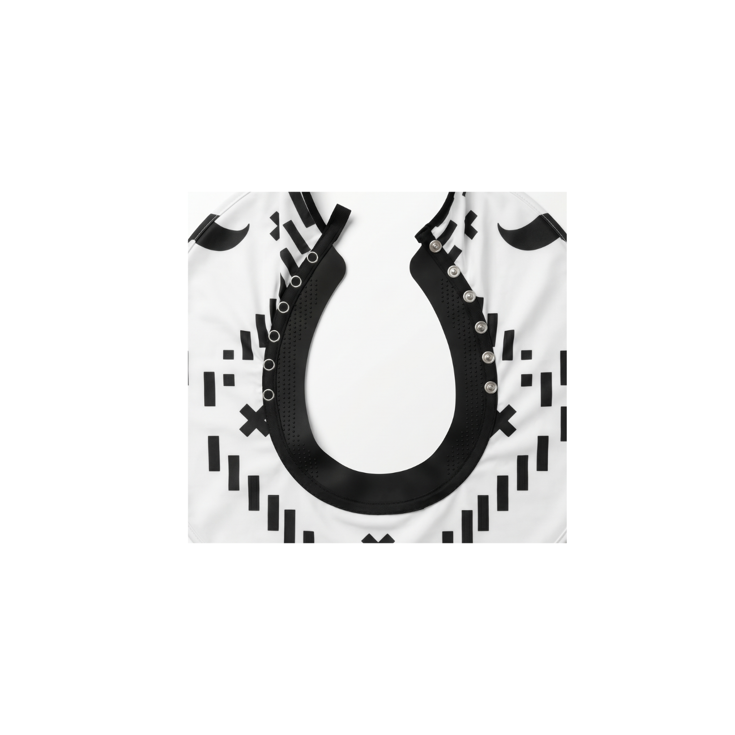 Capa Cuello de Goma BarberShop Color Blanco