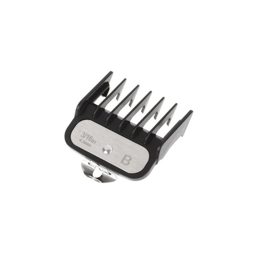 Set De Peines Guias Intermedios Para Maquina 0.5 Y 1.5 Color Negro - siemprecompra