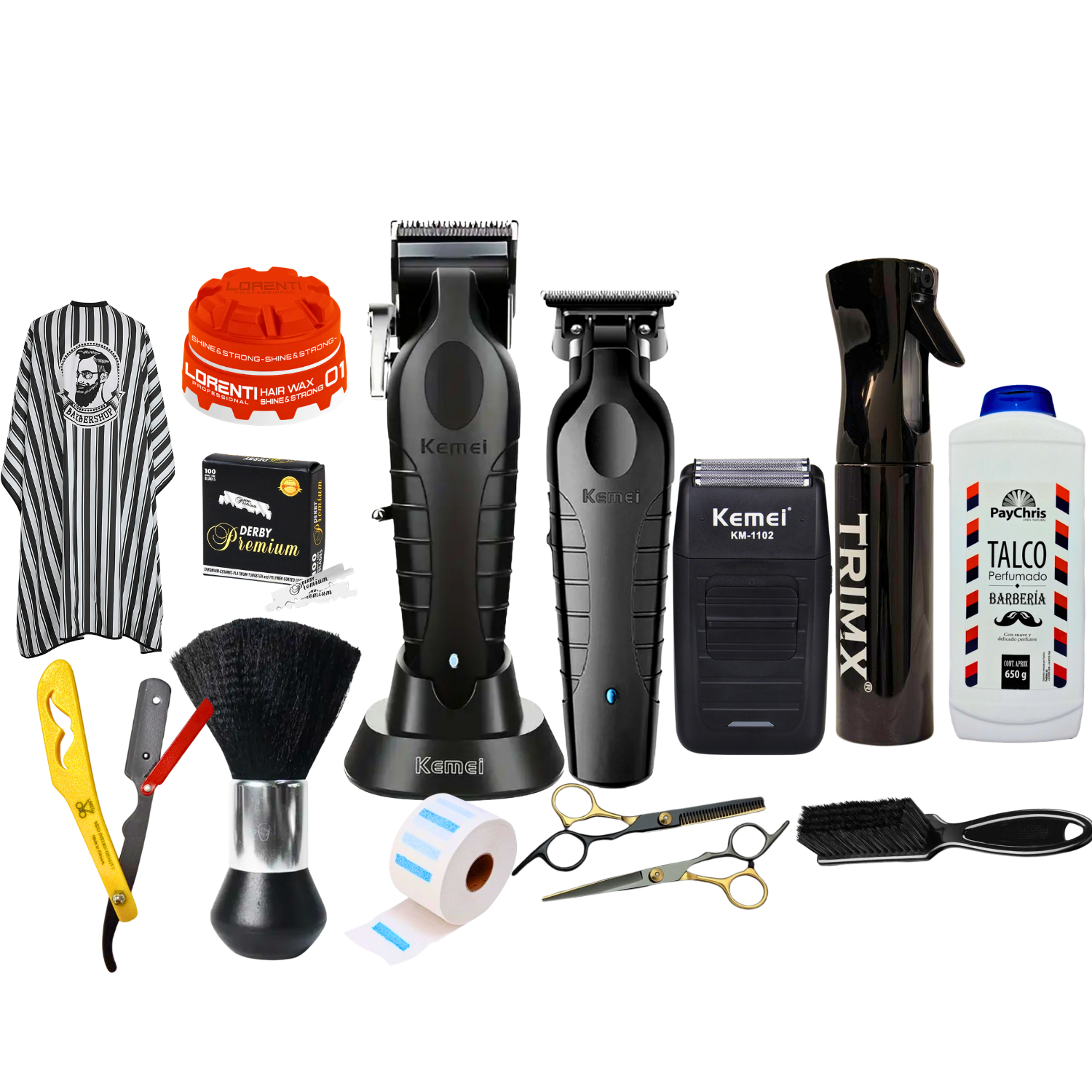 Combo Barbería Profesional Todo en Uno - Kit Completo de Inicio
