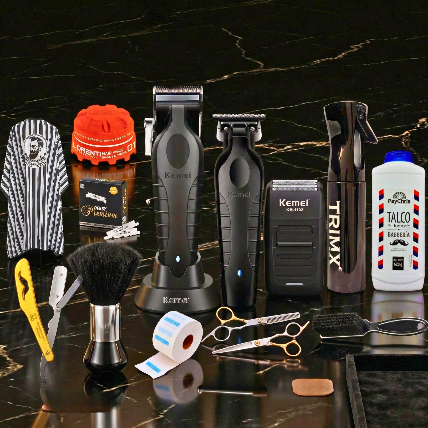 Combo Barbería Profesional Todo en Uno - Kit Completo de Inicio