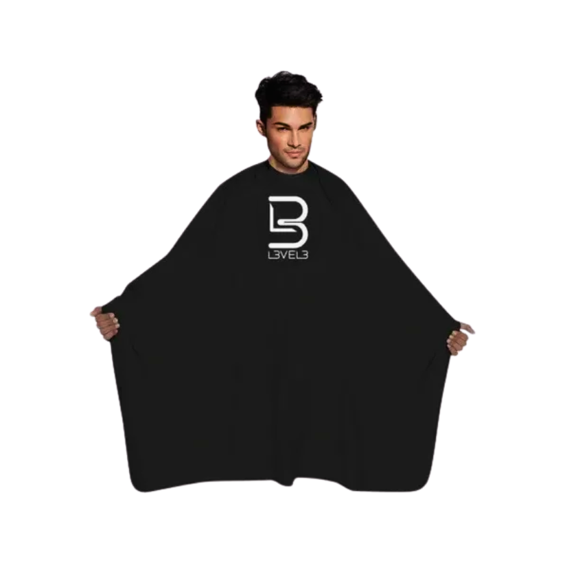 Capa de Corte Profesional Level 3 - Cuello de Goma - Negra - siemprecompra