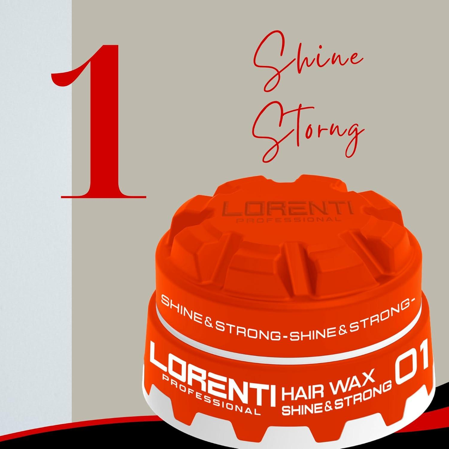 Cera Capilar Lorenti Profesional Shine & Strong Wax 150ml 01 - siemprecompra