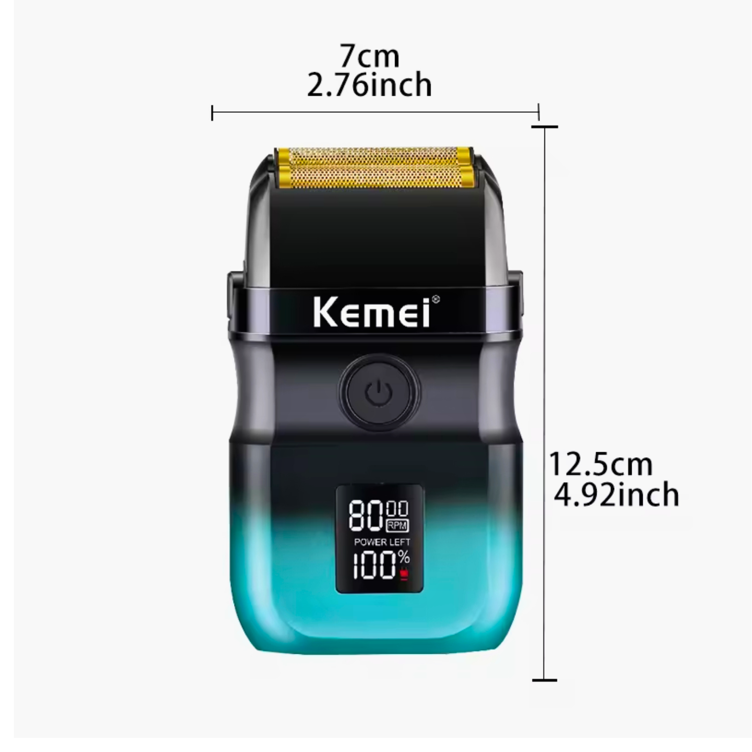 Shaver Profesional Kemei KM-T420: Potencia de 3 Velocidades - siemprecompra