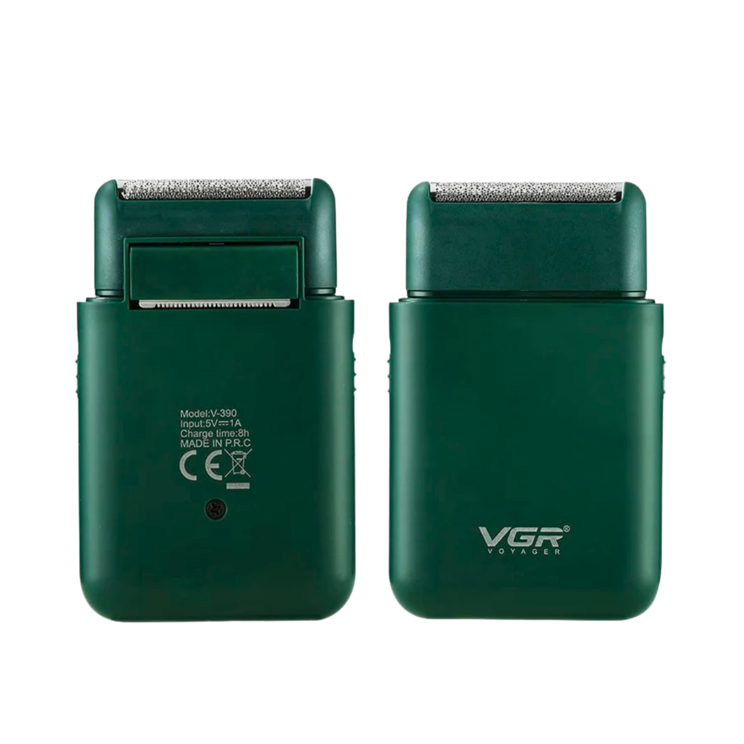 Afeitadora Mini VGR 390 Verde Trimmer De Viaje Recargable