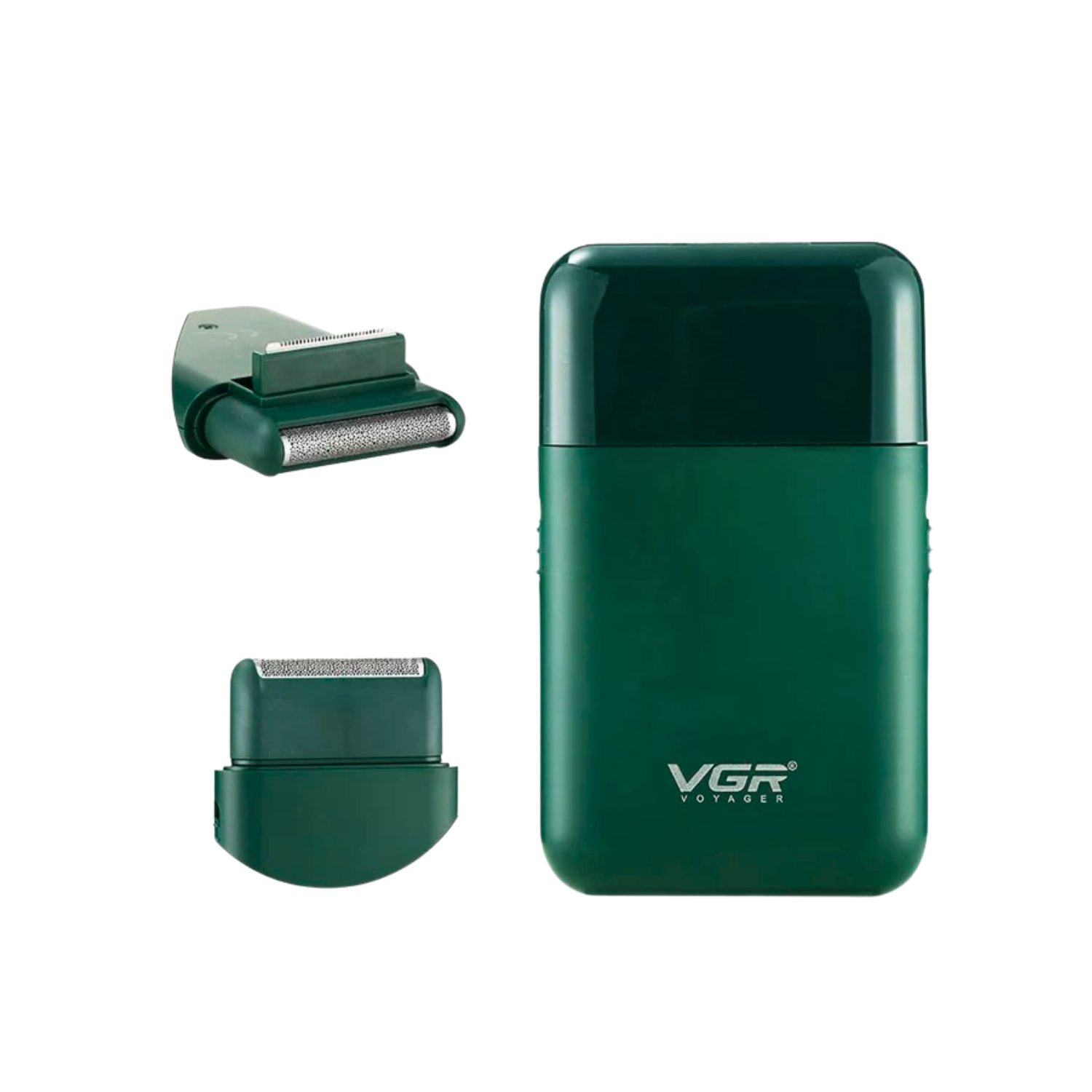 Afeitadora Mini VGR 390 Verde Trimmer De Viaje Recargable