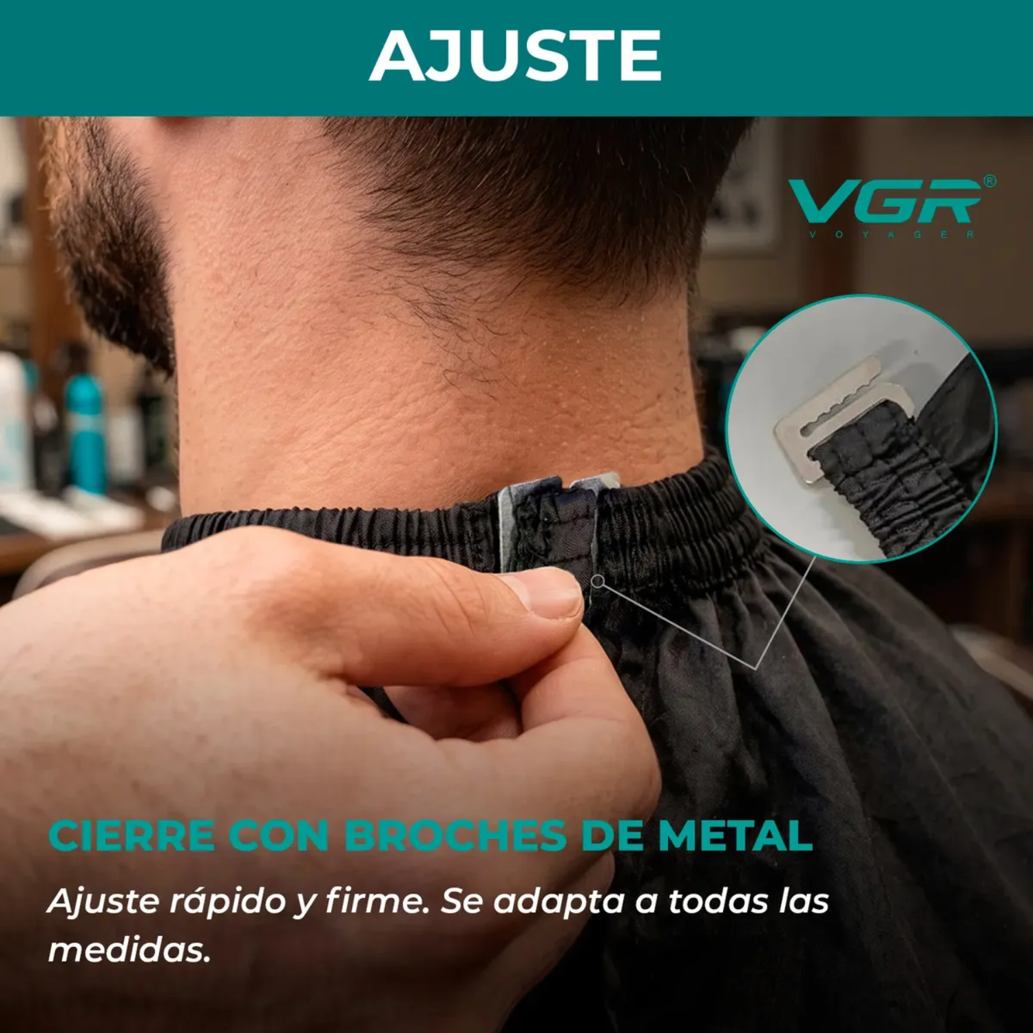 Capa De Corte Vgr Barberia Peluqueria