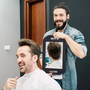 Espejo Barbería Peluquería Borde De Espuma - siemprecompra