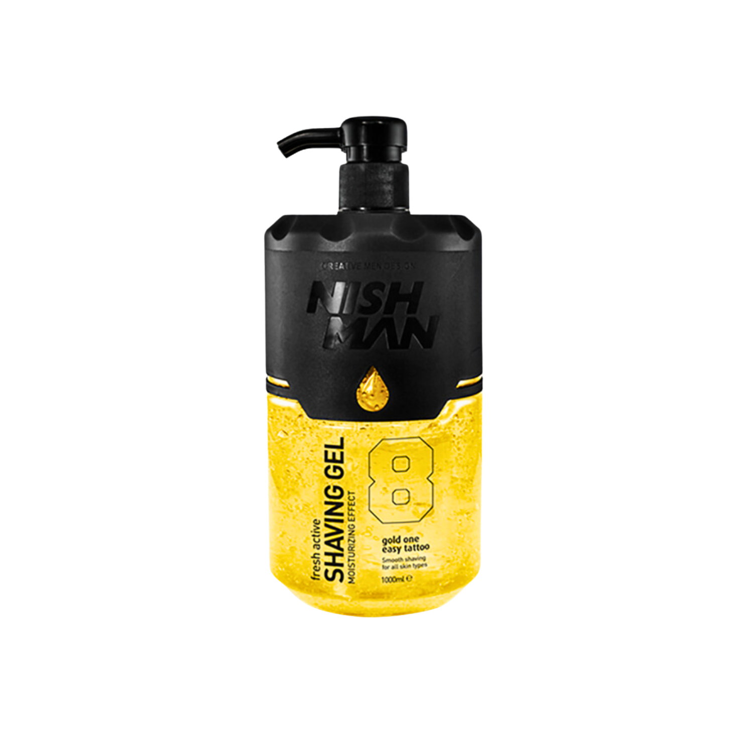 Shaving Gel NishMan Easy Tattoo 8 Gold 1000 ml