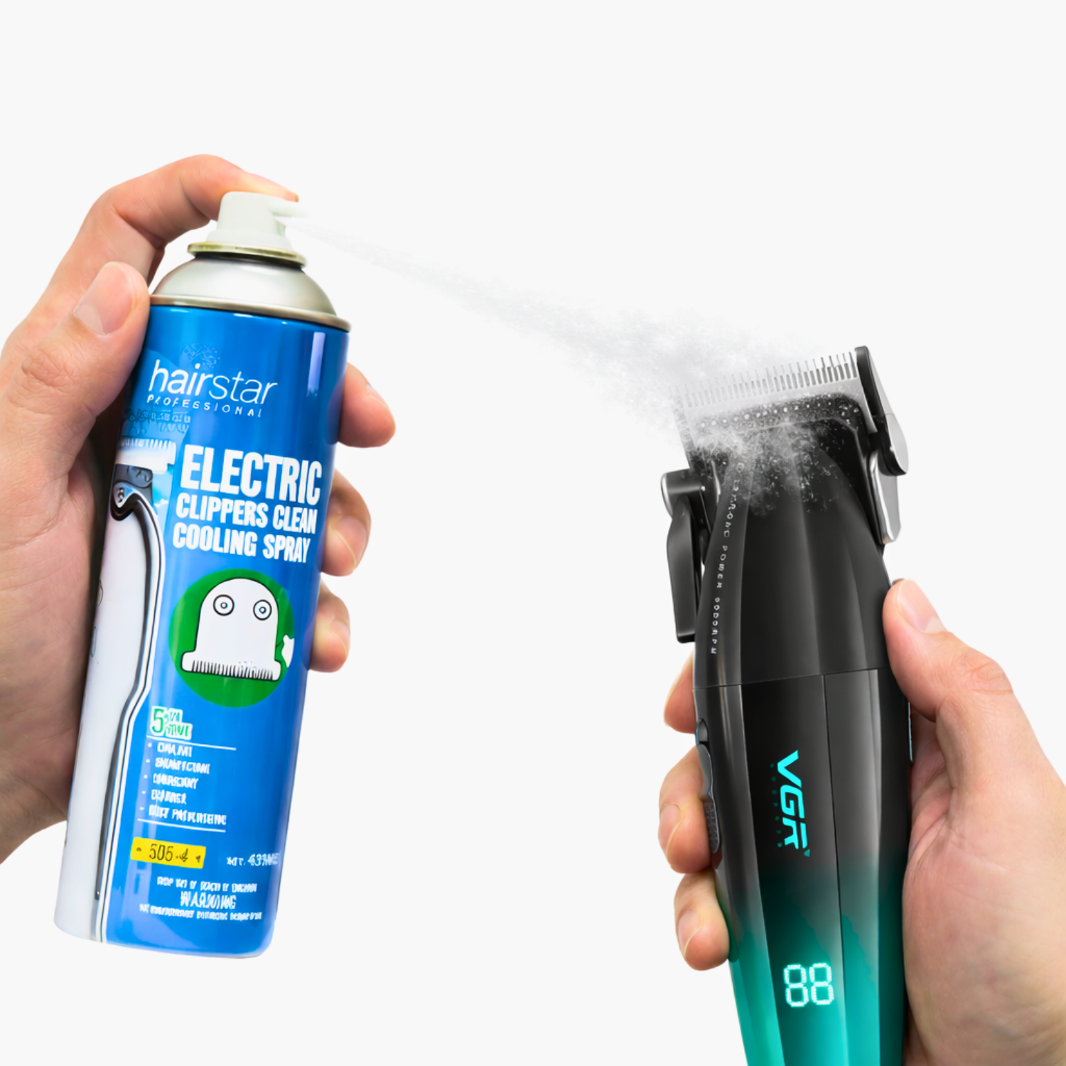 Cool Care Lubricante Enfriador Maquinas 5 En 1 Desinfectante Hairstar - siemprecompra