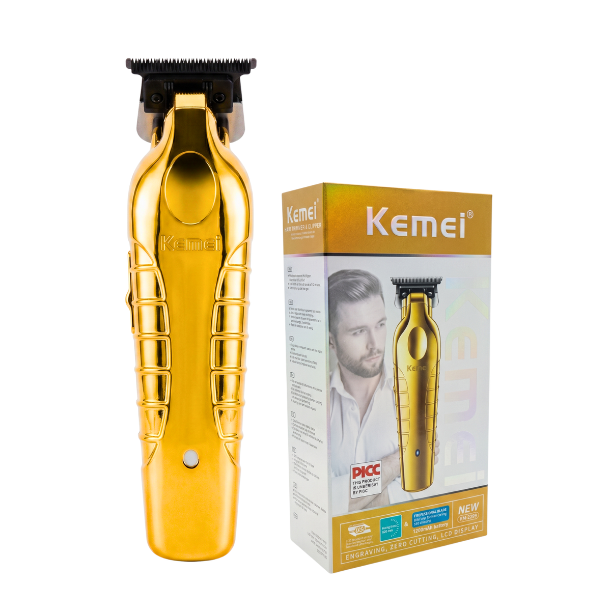 Kemei 2299 Trimmer Profesional KM-2299 Dorado