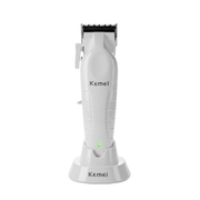 Maquina CortaPelo  Kemei 2296 Inalambrica Blanca