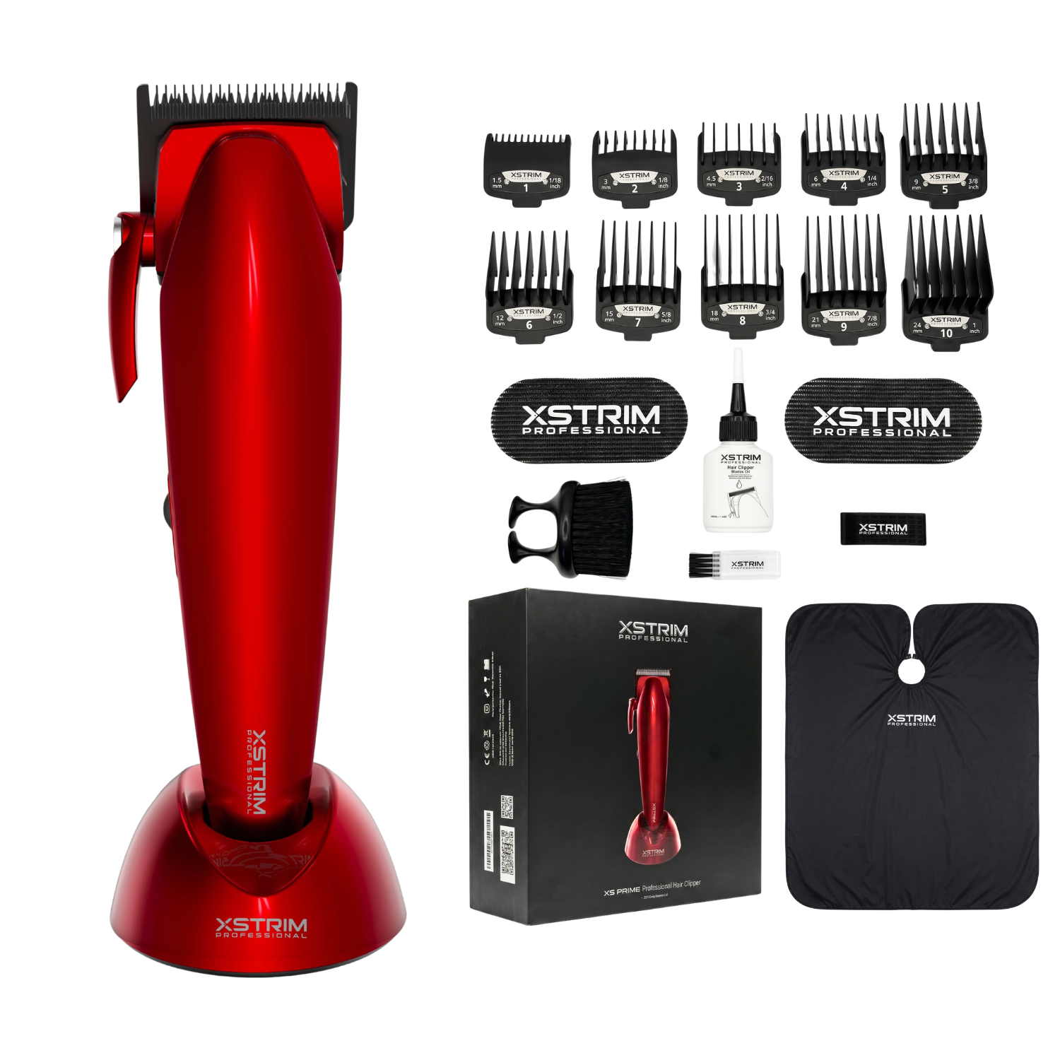 Máquina Cortapelo Profesional Xstrim Prime Rojo