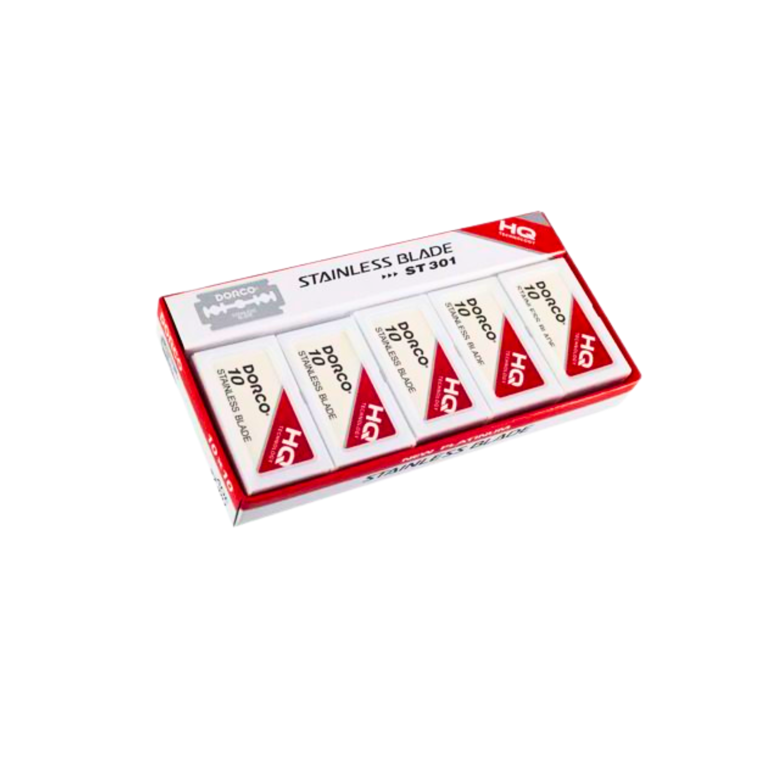 Hojillas Dorco HQ Rojas Para Navaja 100 Filos - siemprecompra