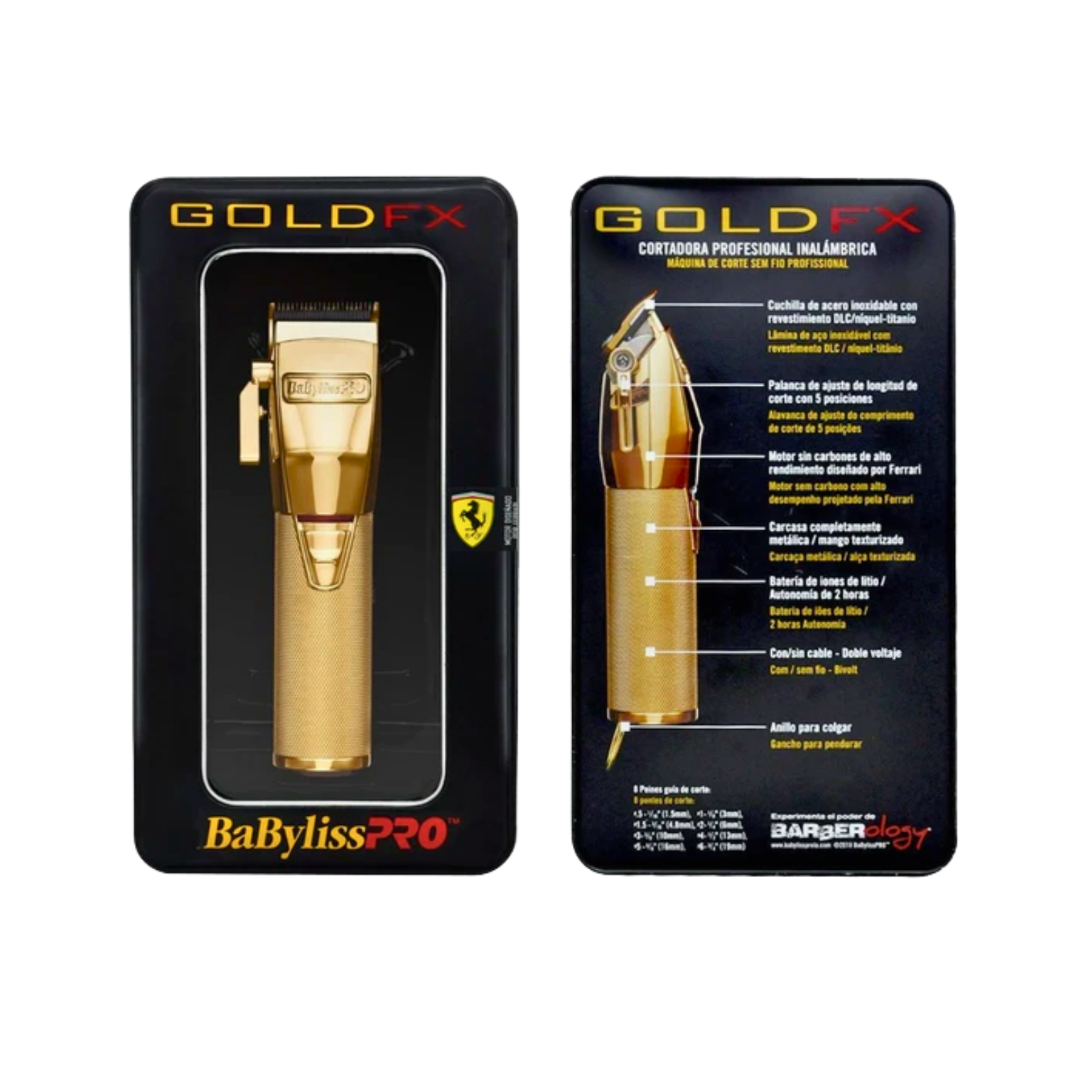 Cortadora de pelo BaBylissPRO GOLDFX corte profesional gold - siemprecompra