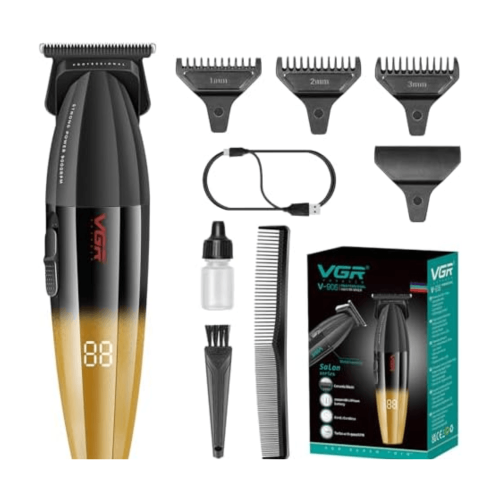 Trimmers - Máquina Patillera Profesional Vgr V-906 Magnetico 9000 Rpm
