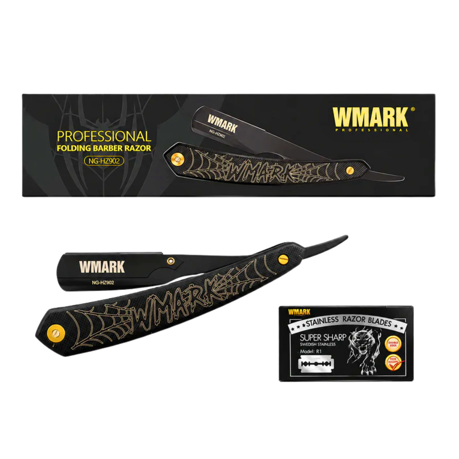 Navaja Profesional WMARK NG-HZ902 Acero Inoxidable + 10 Hojas