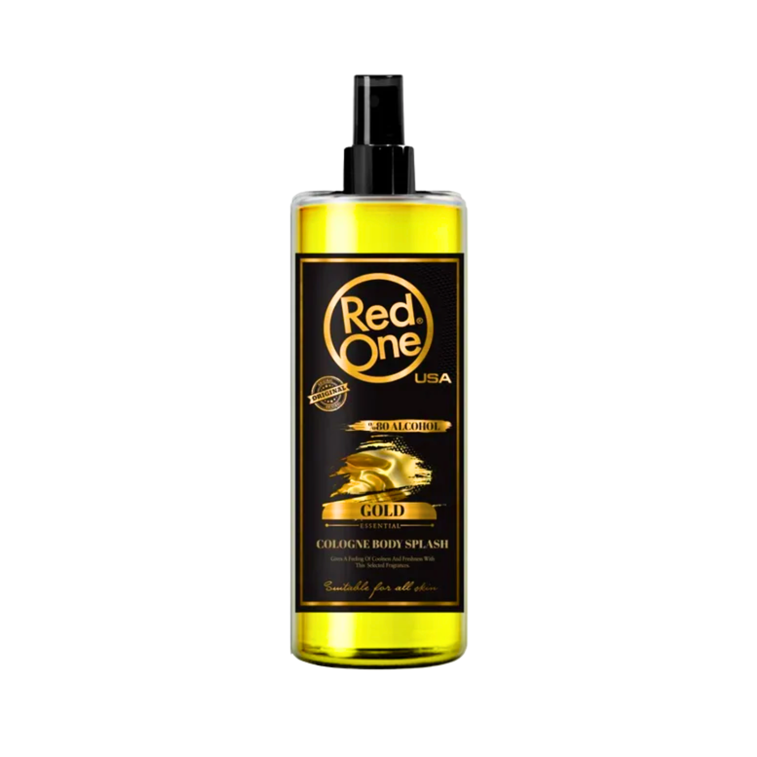 Red One After Shave Cologne Gold Body Splash Hombre 400ml