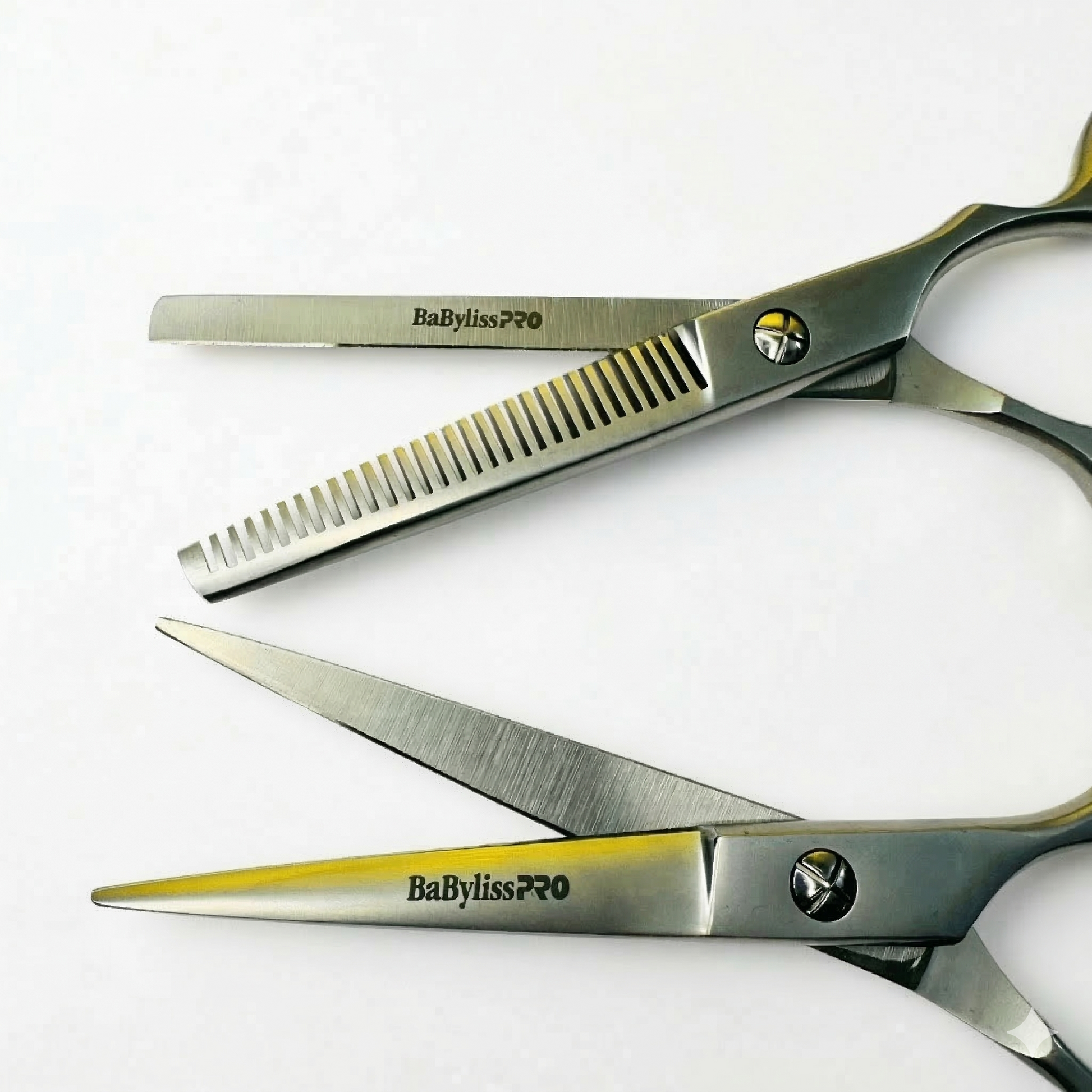 Tijera Peluquería BaBylissPRO 6" Filo Navaja y Esculpidora - siemprecompra