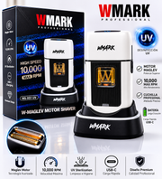Wmark NG-XS1 Afeitadora Profesional Shaver Motor Vector 10000 RPM Blanco - siemprecompra