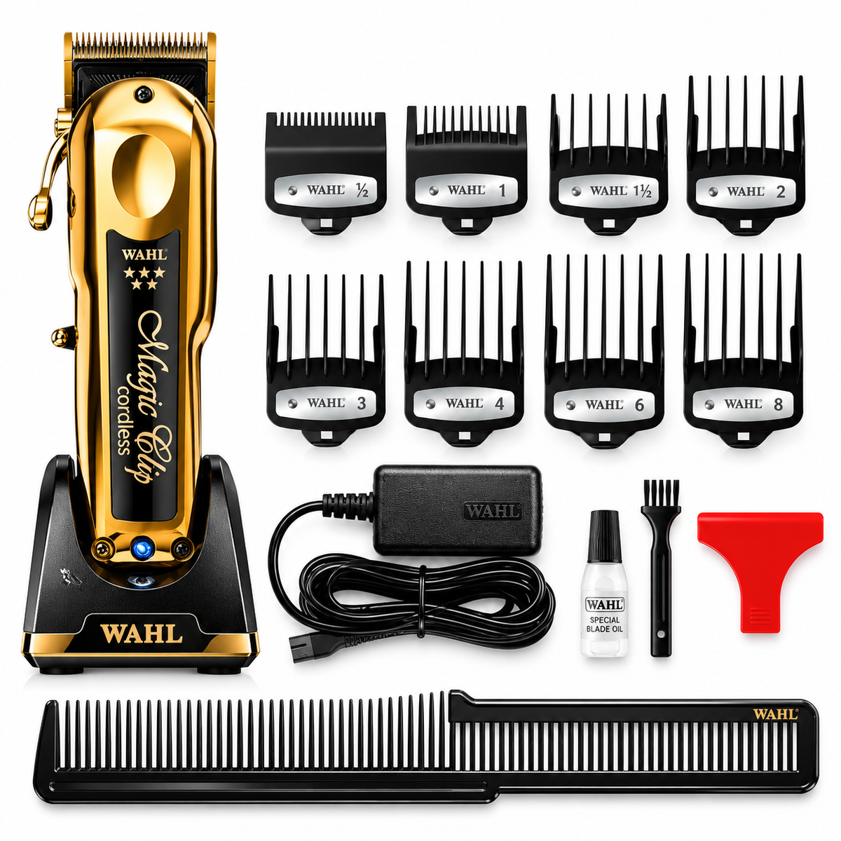 Wahl Magic Clip Gold Cordless – Máquina Cortapelo Profesional Edición Limitada - siemprecompra