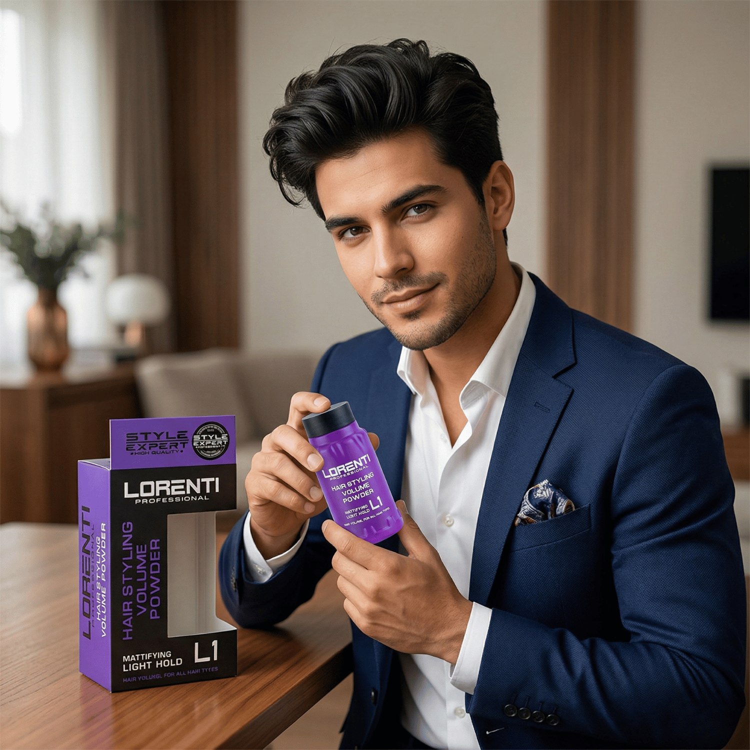 Polvo Texturizador Lorenti Profesional L1 Fijacion Ligera Matte 30ML - siemprecompra