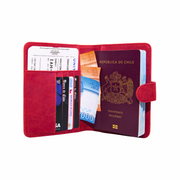 Porta Pasaporte Documentos Funda Protectora Viaje Con Rfid - siemprecompra