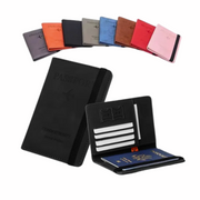 Porta Pasaporte Documentos Funda Protectora Viaje Con Rfid