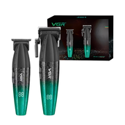 Barber Combo VGR Profesional V640 S2 Clipper y Trimmer 9000RPM Verde - siemprecompra