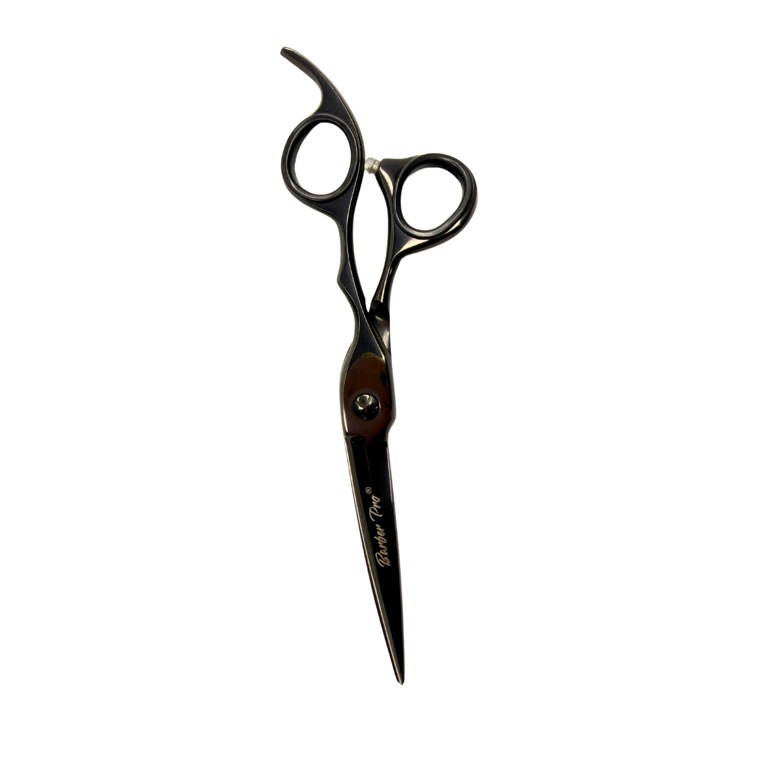 Tijera Profesional Peluquería BARBER PRO 6.5" Filo Navaja Negro - siemprecompra