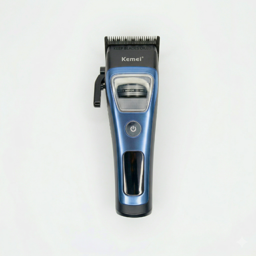 Máquina De Corte Kemei KM-1911 Profesional 7200 RPM Azul