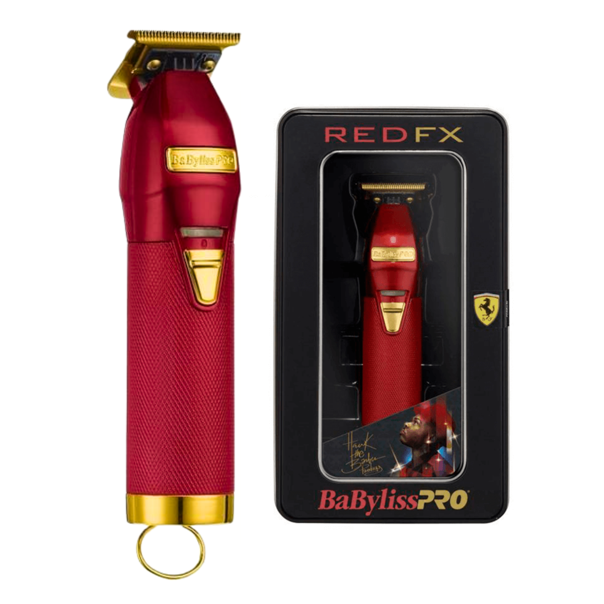 Trimmer Patillera BaBylissPRO RedFX FX787R Rojo Motor Ferrari