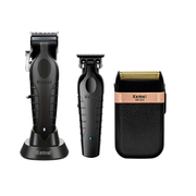 Combo Kemei Clipper 2296 + Trimmer 2299 + Shaver 2024 Negro - siemprecompra