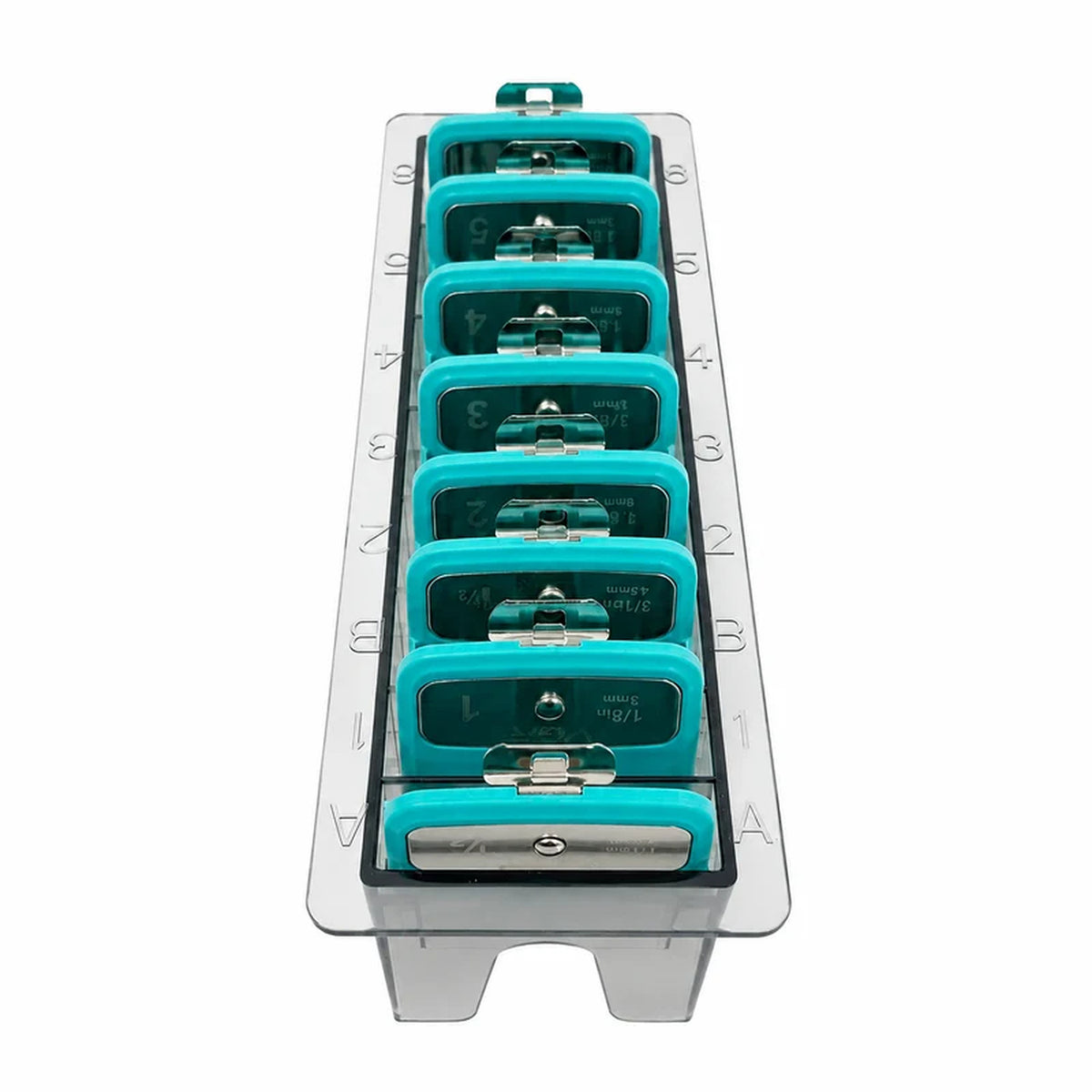 Set De 8 Peines Metálicos Profesionales VGR V-891 Para Clipper