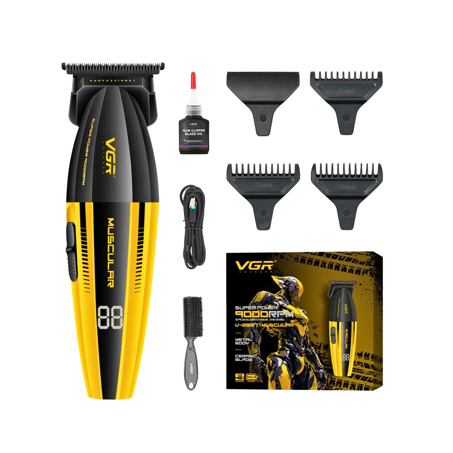 VGR Muscular Trimmer V-285T de 9000 RPM - siemprecompra